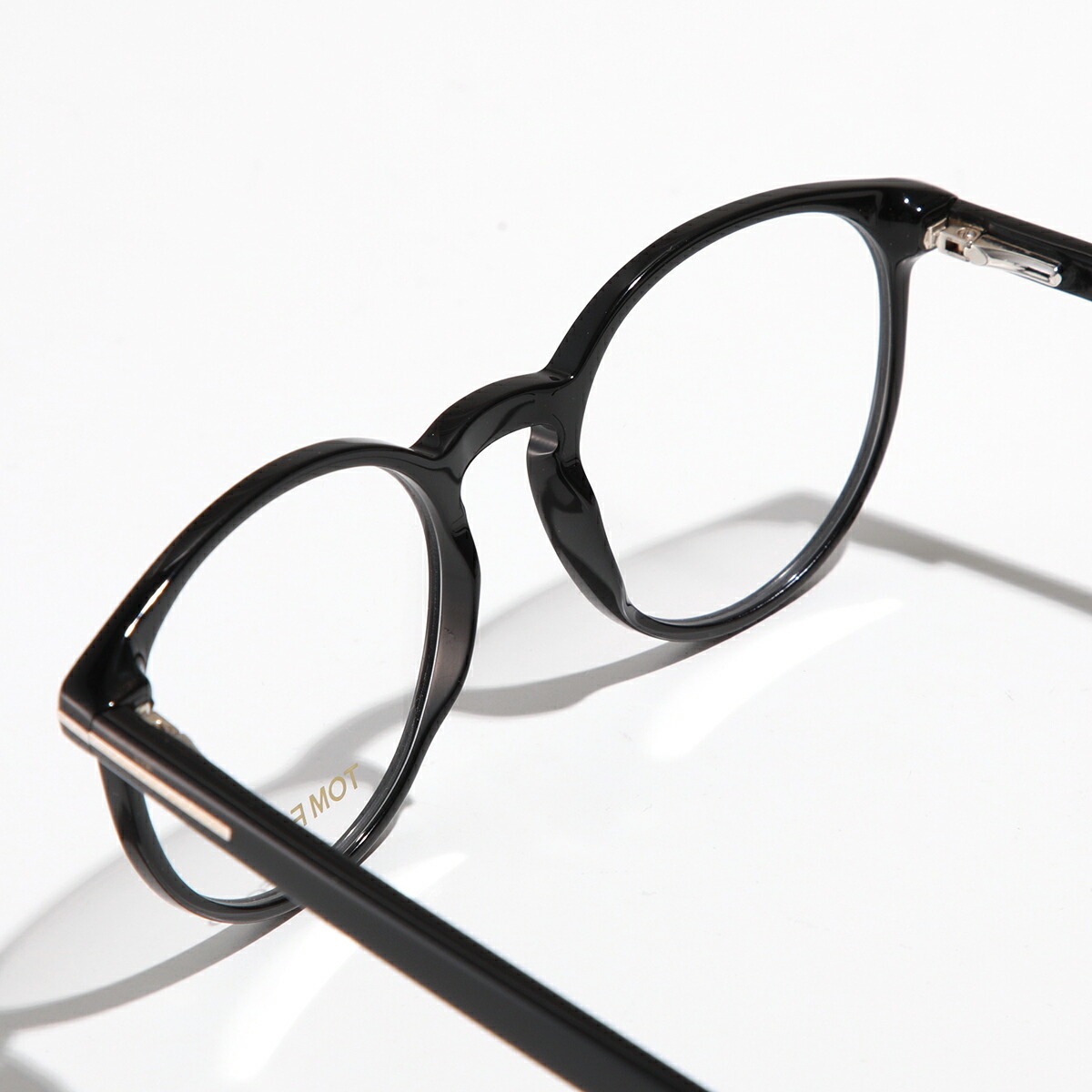 TOM FORD トムフォード メガネ TF5524 FT5524 メンズ ボストン型 フルリム めがね 眼鏡 伊達メガネ 黒縁メガネ Tロゴ アイウェア 001