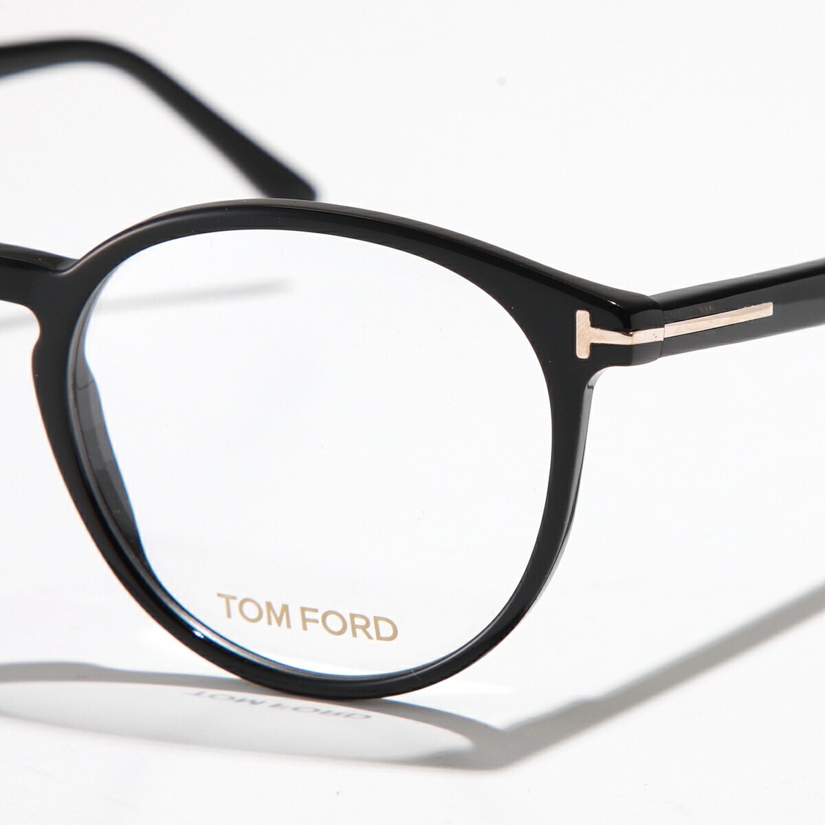 TOM FORD トムフォード メガネ TF5524 FT5524 メンズ ボストン型 フルリム めがね 眼鏡 伊達メガネ 黒縁メガネ Tロゴ アイウェア 001