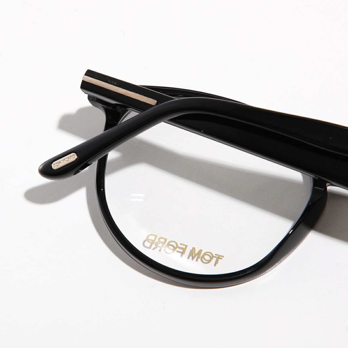 TOM FORD トムフォード メガネ TF5524 FT5524 メンズ ボストン型 フルリム めがね 眼鏡 伊達メガネ 黒縁メガネ Tロゴ アイウェア 001