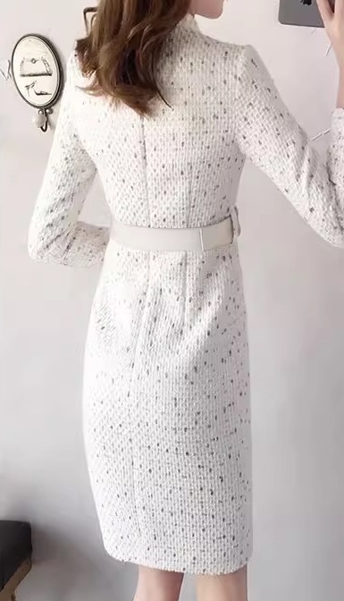 レディース ワンピース 膝丈 長袖 袖あり 襟なし スタンドカラー Iライン フェミニン ベルト スリット サイドスリット ハイウエスト 前開き コンサバ ボタン ポリエステル かわいい 大人可愛い レディース ワンピース 膝丈 長袖 袖あり 襟なし スタンドカラー Iライン フェミニン ベルト スリット サイドスリット ハイウエスト 前開き コンサバ ボタン ポリエステル かわいい 大人可愛い