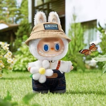 labubu ぬいぐるみ Labubu zimomo 37cm ぬいぐるみ - メルカリ