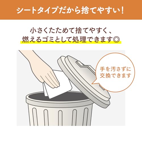 ニャンとも清潔トイレ 脱臭・抗菌シート 大容量 12枚入×4個 [猫用システムトイレシート] システムトイレ用 (ケース販売)