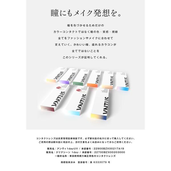 カラコン ワンデー 1day 10枚入り 透明感 14.2mm 低含水　【3箱セット】