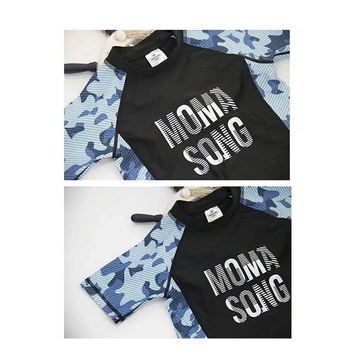 キッズ 男子 キッズサーフパンツ フィットネス スイムキャップ 3点セット 海水パンツ ジュニア 男 セパレート 【7月の新作特典】水着 海パン 子供水着 こども 男の子 子供用 スクール水着 迷彩柄