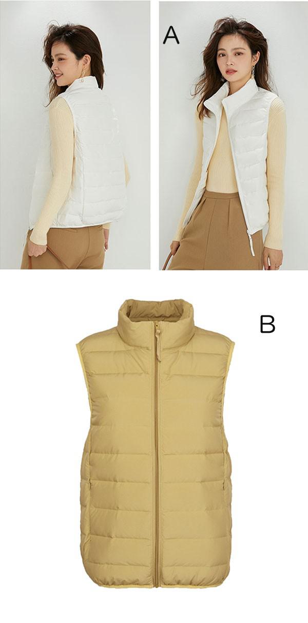 ダウンベスト スタンドカラー 収納袋付き 10色 S-4L レディース 大きいサイズ 90%ダウン ベスト トップス アウター 登山 キャンプ アウトドア ゴルフ ファッション インナーダウン 防寒 ダウンベスト スタンドカラー 収納袋付き 10色 S-4L レディース 大きいサイズ 90%ダウン ベスト トップス アウター 登山 キャンプ アウトドア ゴルフ ファッション インナーダウン 防寒