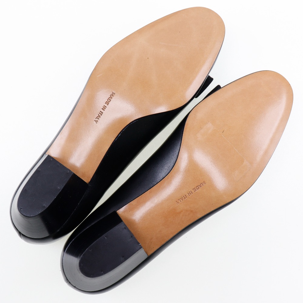 Salvatore Ferragamo サルヴァトーレフェラガモ ヴァラリボン 338 パンプス レザー 黒 レディース 中古品