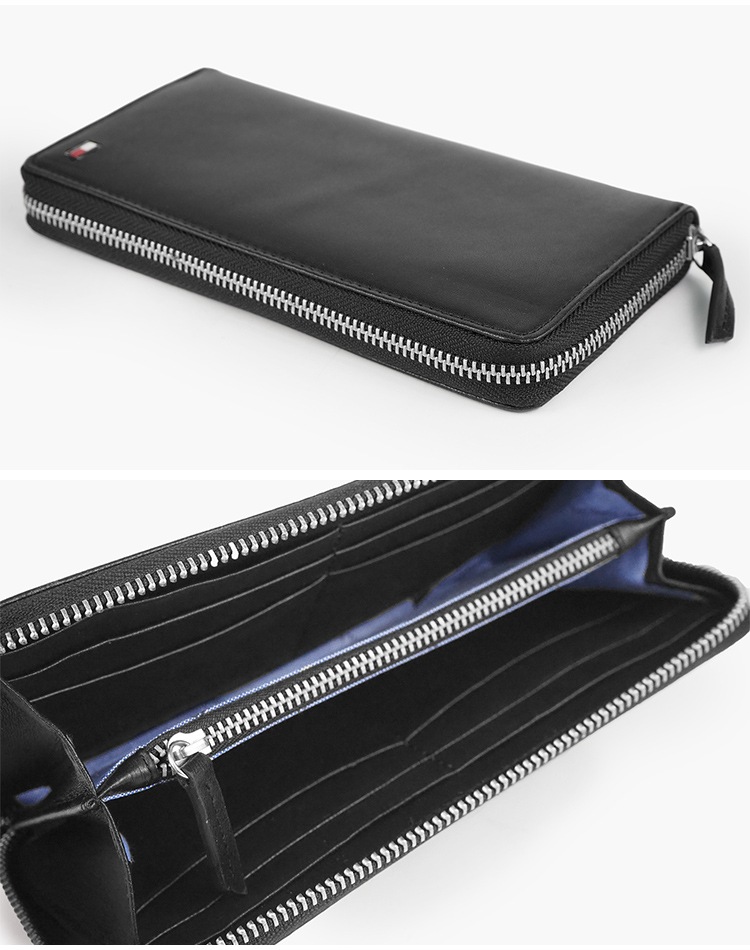 財布 メンズ 長財布 ブランド 本革 ラウンドファスナー レザー ブラック ビジネス シンプル おしゃれ WALLET Oxford 31TL13X009