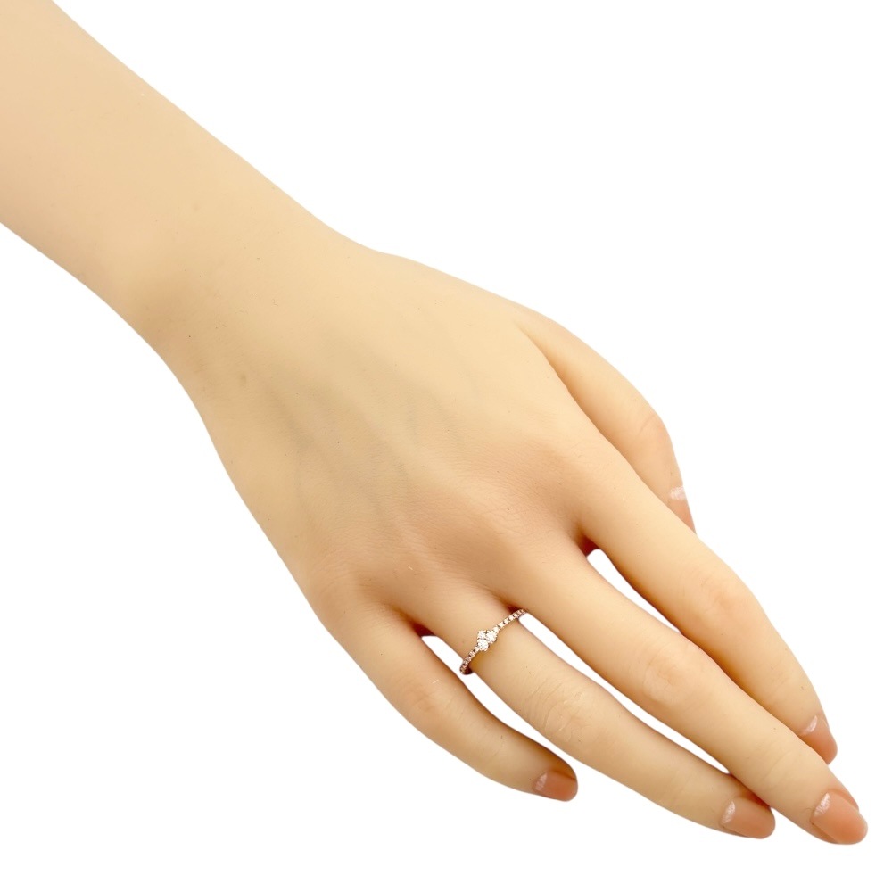 ポンテヴェキオ リング 指輪 10号 18金 K18ピンクゴールド ダイヤモンド Ponte Vecchio 中古 美品 ポンテヴェキオ リング 指輪 10号 18金 K18ピンクゴールド ダイヤモンド Ponte Vecchio 中古 美品