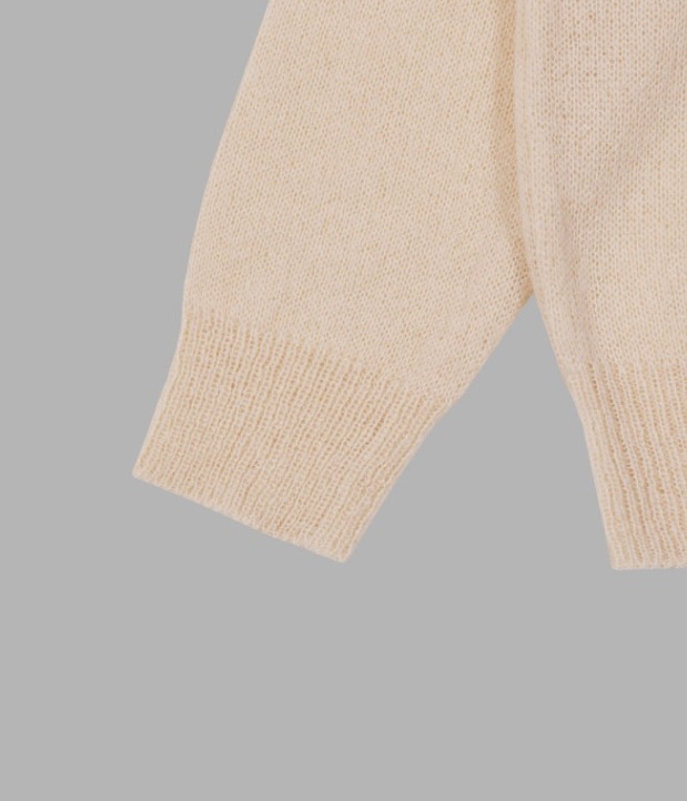 【THE MUSEUM VISITOR】 FLOWER JACQUARD SUMMER KNIT (BEIGE) THE MUSEUM VISITOR】 FLOWER JACQUARD SUMMER KNIT : BEIGE ニット