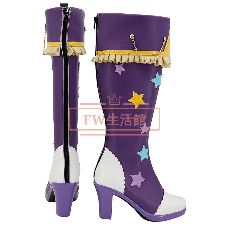 【新品開催 即納】アイカツアイドルカツドウ 紫吹 蘭 コスプレ 靴 ブーツ 道具小物 cos靴 cosplay 仮装 変装 コスチューム 撮影 祭り 【新品開催 即納】アイカツアイドルカツドウ 紫吹 蘭 コスプレ 靴 ブーツ 道具小物 cos靴 cosplay 仮装 変装 コスチューム 撮影 祭り