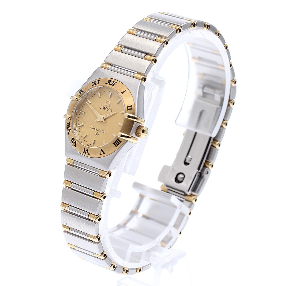 オメガ OMEGA 1362.10 コンステレーション ミニ YGベゼル クォーツ レディース 良品 箱・保証書付き_878139【中古】 オメガ OMEGA 1362.10 コンステレーション ミニ YGベゼル クォーツ レディース 良品 箱・保証書付き_878139【中古】