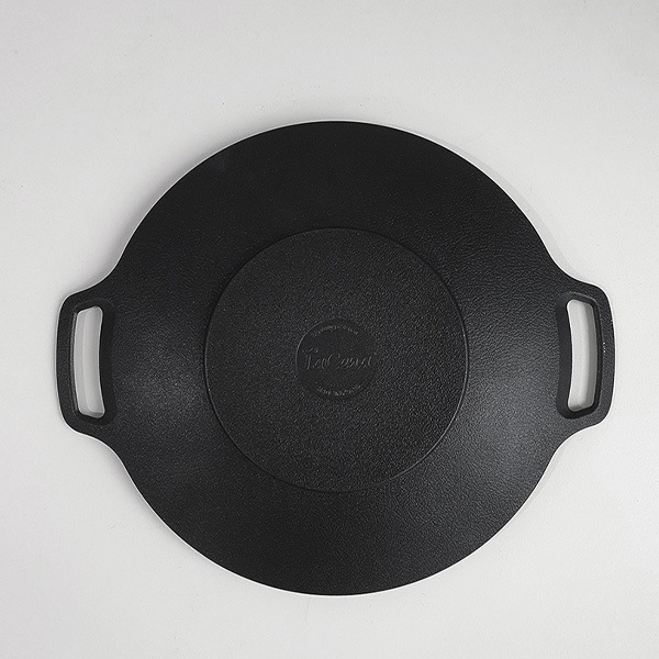 [LACENA] 鉄板 マルチグリドル IH対応 + 専用ケース付き / 36cm グリル 丸型 キャンプギア 焼肉 マルチ鉄板プレート 韓国雑貨 業務用 調理器具