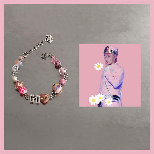 BIG BANG G-DRAGON パール メタルストラップブレスレット難有り BIGBANG G-DRAGON ストラップ ブレスレット - メルカリ