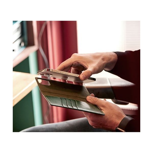 GAZE iPhone 13/12/12 Pro Tuscany Belly MagSafe対応ダイアリーケース イエロー GZ20916i12PYL