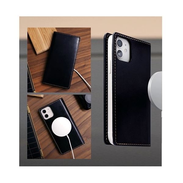 GAZE iPhone 13/12/12 Pro Tuscany Belly MagSafe対応ダイアリーケース イエロー GZ20916i12PYL