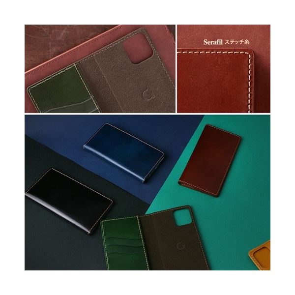 GAZE iPhone 13/12/12 Pro Tuscany Belly MagSafe対応ダイアリーケース イエロー GZ20916i12PYL