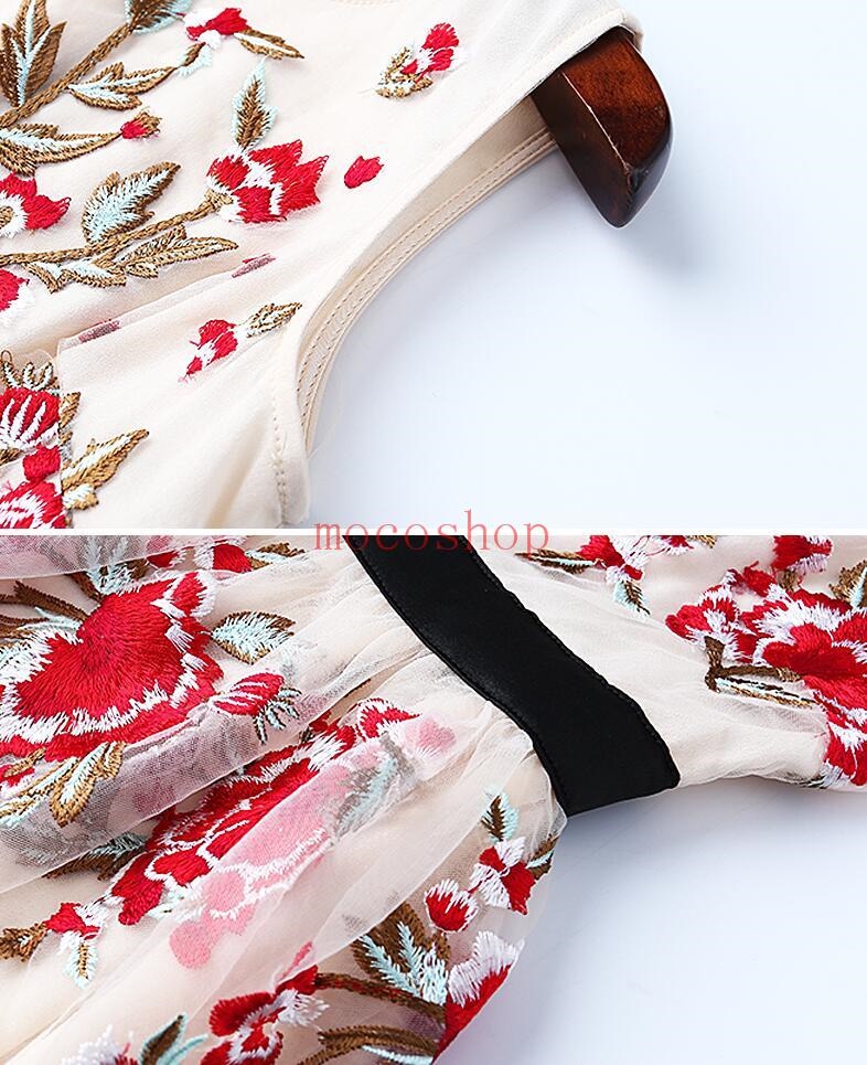 セレブファッション マル... : レディース服 新作 薔薇刺繍 超特価通販