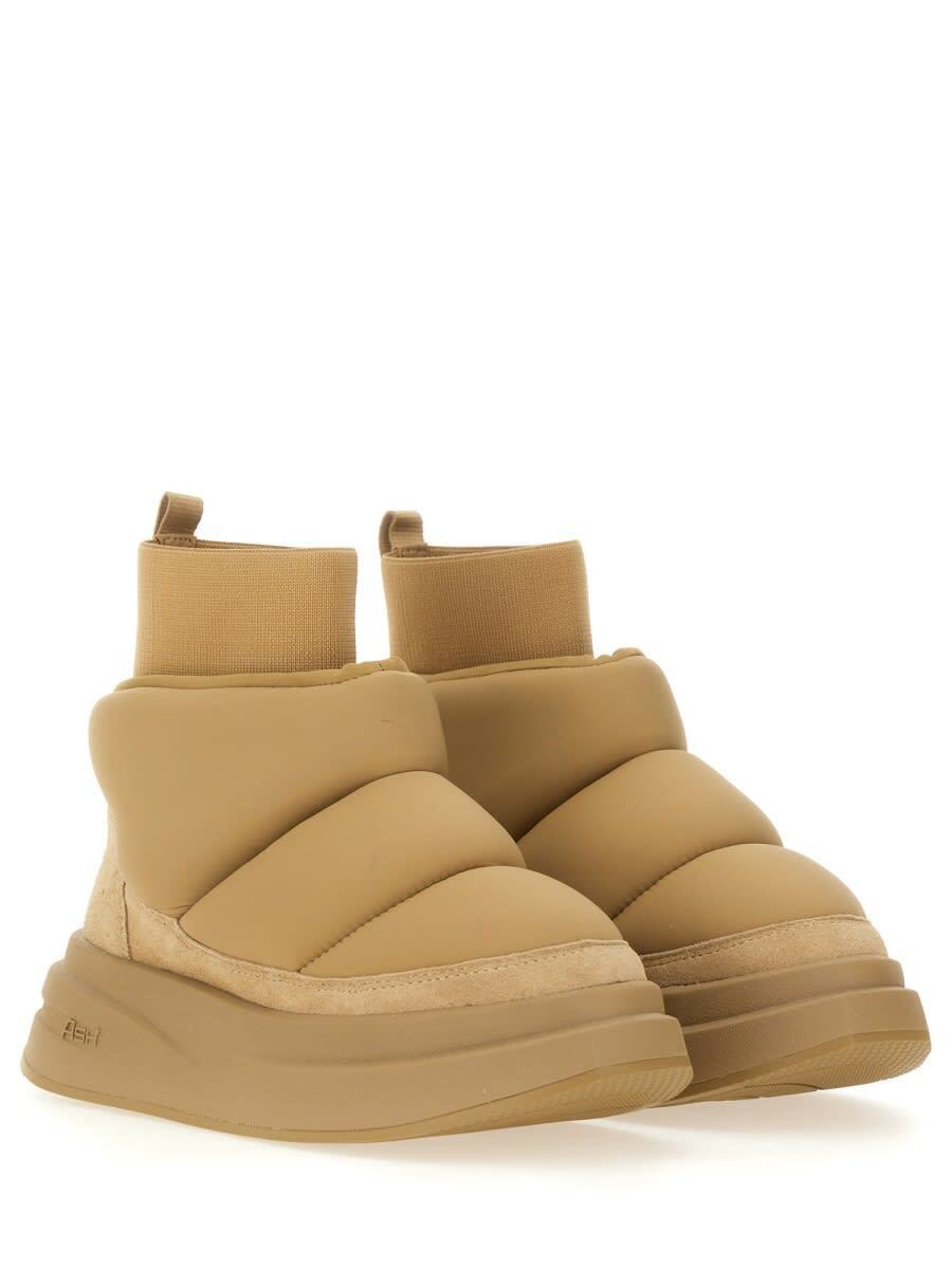 INDOOR_CALFSUEDESAND ベージュ 秋冬2024 ブーツ レディース ia