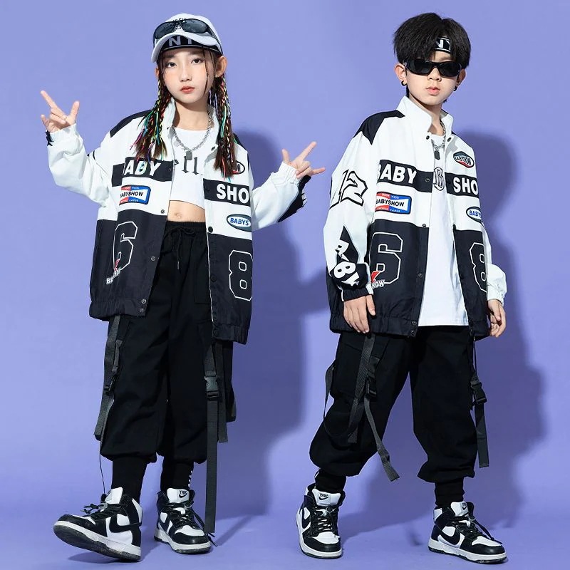 子供の街のダンスのファッション服の男の子のhiphopのスーツの女の子のジャズのダンスの子供のヒップホップの機関車の服装のファッションのズボン 子供の街のダンスのファッション服の男の子のhiphopのスーツの女の子のジャズのダンスの子供のヒップホップの機関車の服装のファッションのズボン