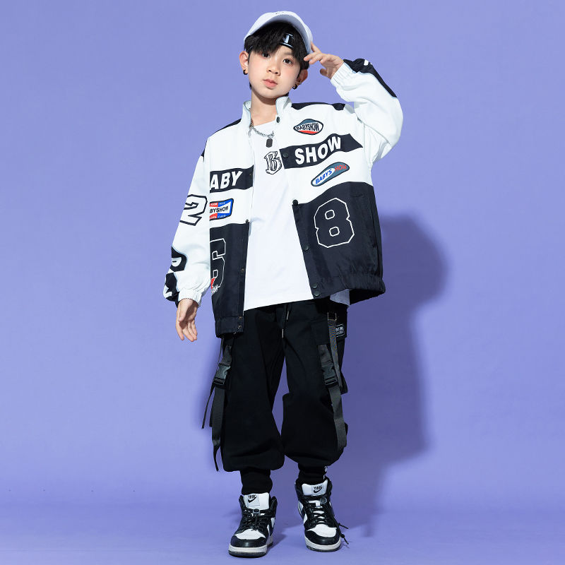 子供の街のダンスのファッション服の男の子のhiphopのスーツの女の子のジャズのダンスの子供のヒップホップの機関車の服装のファッションのズボン 子供の街のダンスのファッション服の男の子のhiphopのスーツの女の子のジャズのダンスの子供のヒップホップの機関車の服装のファッションのズボン