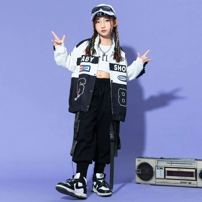 子供の街のダンスのファッション服の男の子のhiphopのスーツの女の子のジャズのダンスの子供のヒップホップの機関車の服装のファッションのズボン 子供の街のダンスのファッション服の男の子のhiphopのスーツの女の子のジャズのダンスの子供のヒップホップの機関車の服装のファッションのズボン