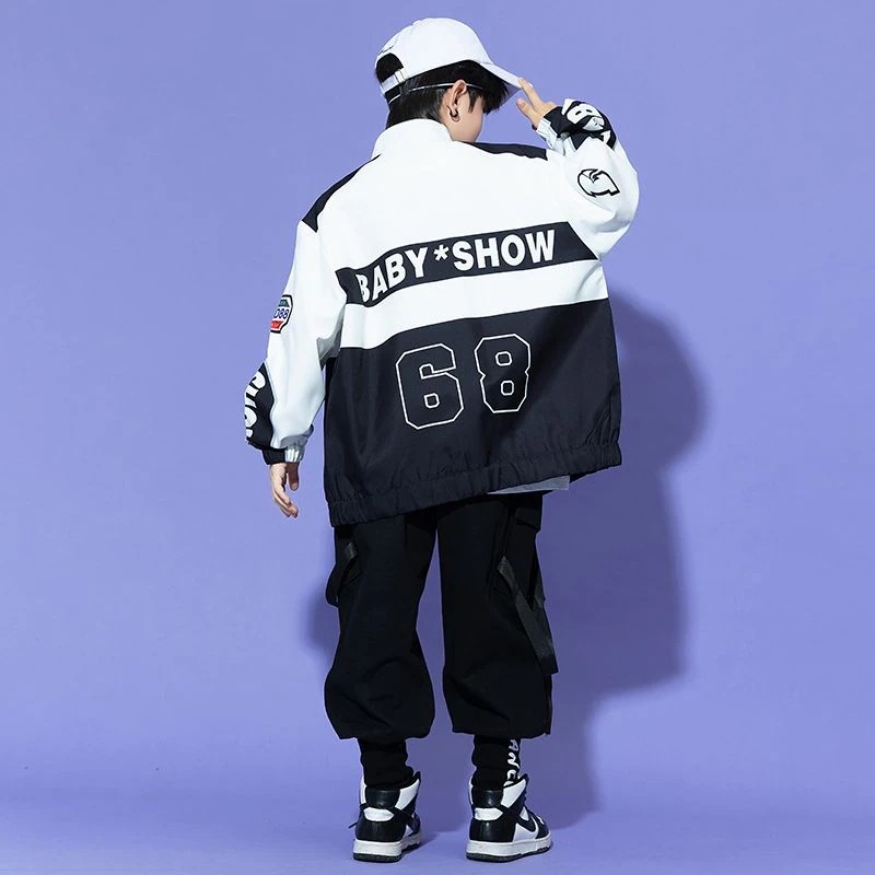 子供の街のダンスのファッション服の男の子のhiphopのスーツの女の子のジャズのダンスの子供のヒップホップの機関車の服装のファッションのズボン 子供の街のダンスのファッション服の男の子のhiphopのスーツの女の子のジャズのダンスの子供のヒップホップの機関車の服装のファッションのズボン