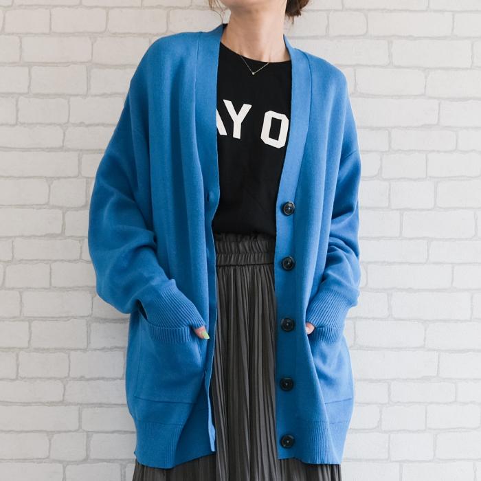 【迅速出荷】販売最低価 ! スウェットライクニットカーディガン レディース 秋 冬 長袖