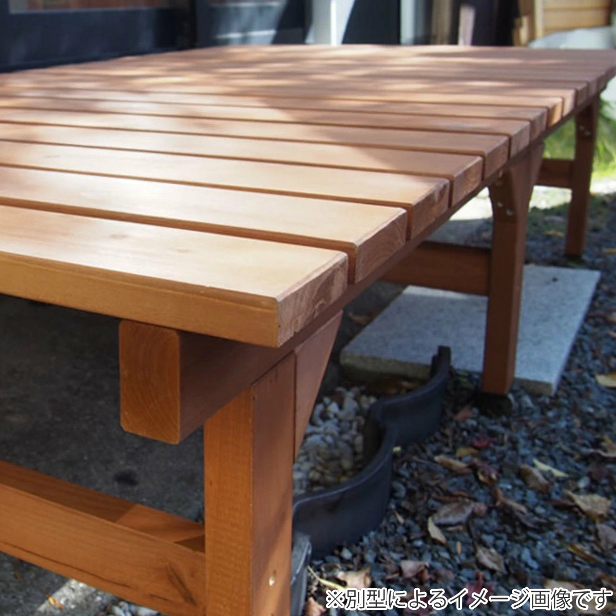 ユニット縁台ベンチ hiyori 幅87 奥行55 ガーデンデッキ ベンチ 木製 屋外 ウッドデッキ ウッドベンチ 庭 バルコニー 縁台 天然木 杉 庭先 ぬれ縁 ガーデンベンチ 掃き出し窓
