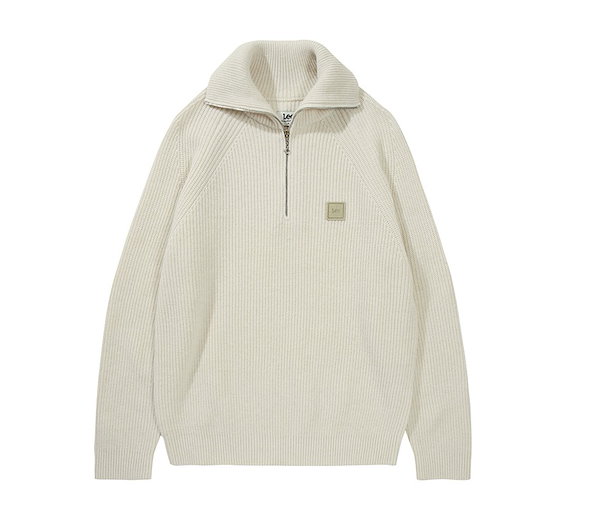 TXT スビン着用 【LEE】 HACHI HALF ZIP-UP KNIT