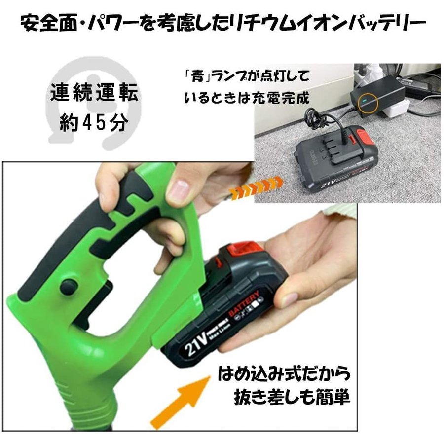 【翌日発送】草刈機 コードレス バッテリー式 角度調整 伸縮 替刃付き 枝切り 芝生庭 畑 雑草 草 植木 刈払機 草刈り機 軽量 安全 無線 充電式 mdprevattcaulkingandwaterproofing.com