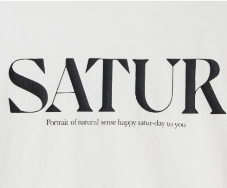 【SATUR】 SIGNATURE LOGO COTTON LONG SLEEVE : CLEAN WHITE 【SATUR】 SIGNATURE LOGO COTTON LONG SLEEVE : CLEAN WHITE