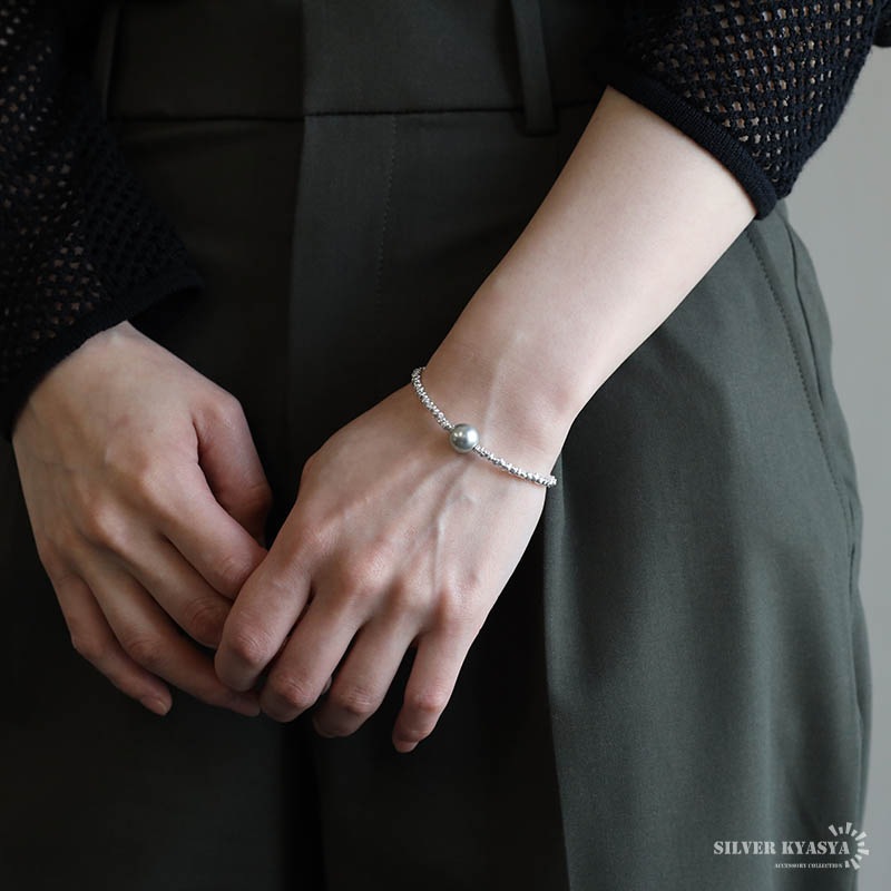 シルバー925 パールブレスレット [cb100]