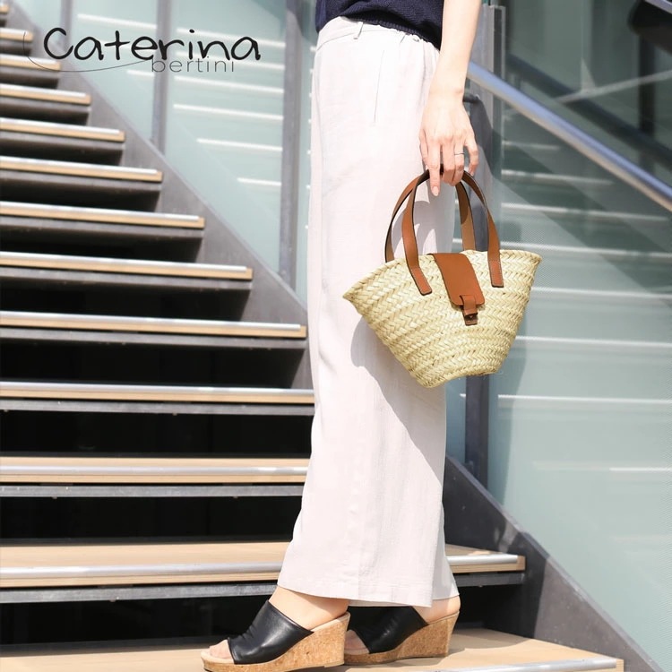 かごバッグ ブランド Caterina Bertini カテリーナ ベルティーニ ハンドメイド バッグ イタリア製 ストロー 革 春 夏 おしゃれ きれいめ レディース 浴衣 に 合う バッグ 母の日 かごバッグ ブランド Caterina Bertini カテリーナ ベルティーニ ハンドメイド バッグ イタリア製 ストロー 革 春 夏 おしゃれ きれいめ レディース 浴衣 に 合う バッグ 母の日