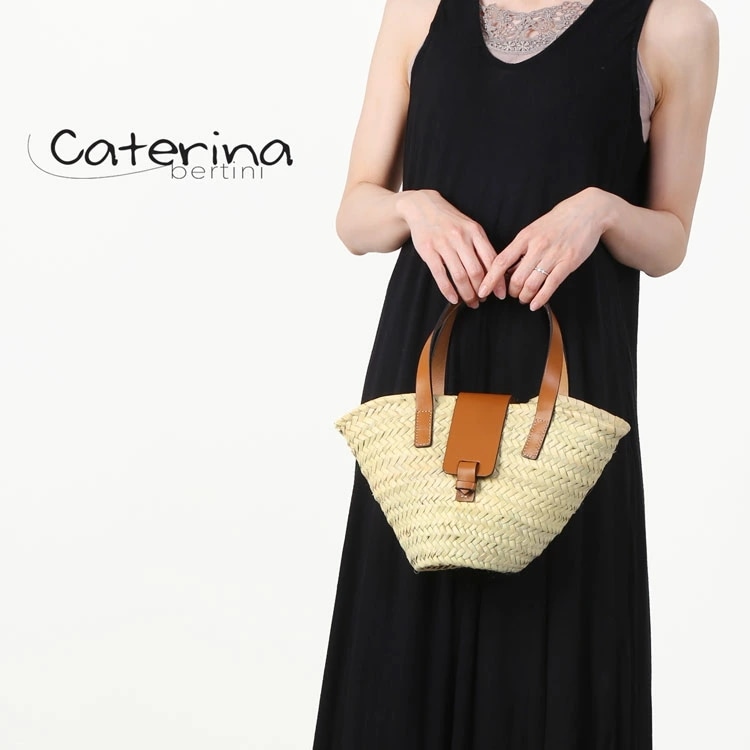 かごバッグ ブランド Caterina Bertini カテリーナ ベルティーニ ハンドメイド バッグ イタリア製 ストロー 革 春 夏 おしゃれ きれいめ レディース 浴衣 に 合う バッグ 母の日 かごバッグ ブランド Caterina Bertini カテリーナ ベルティーニ ハンドメイド バッグ イタリア製 ストロー 革 春 夏 おしゃれ きれいめ レディース 浴衣 に 合う バッグ 母の日