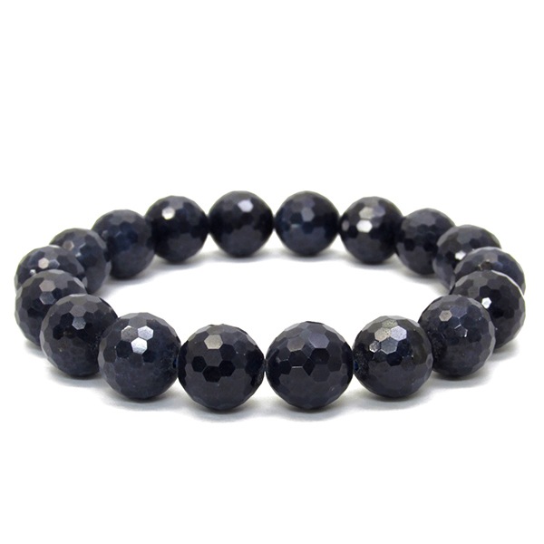 サファイア ブレスレット 11mm 18.5cm