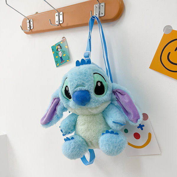 スティッチぬいぐるみリュックと耳付きカチューシャセット スティッチぬいぐるみリュックと耳付きカチューシャセット
