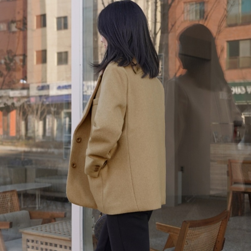 クリック＆ファニー [50％ウール] バインディーキルトシングルジャケット