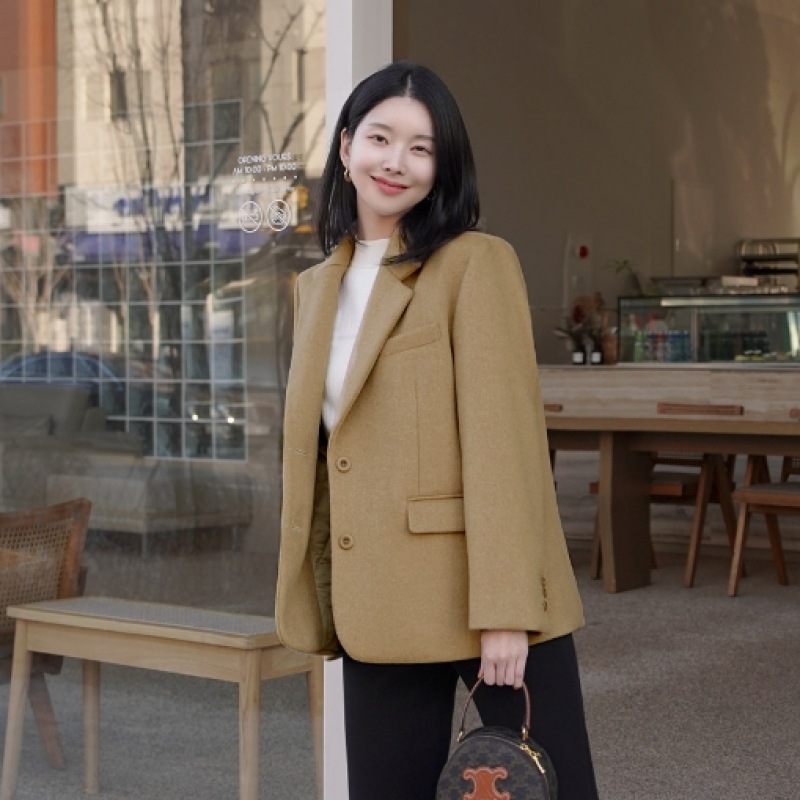 クリック＆ファニー [50％ウール] バインディーキルトシングルジャケット