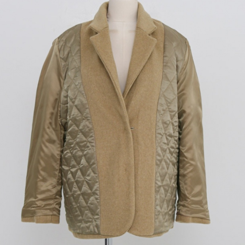 クリック＆ファニー [50％ウール] バインディーキルトシングルジャケット