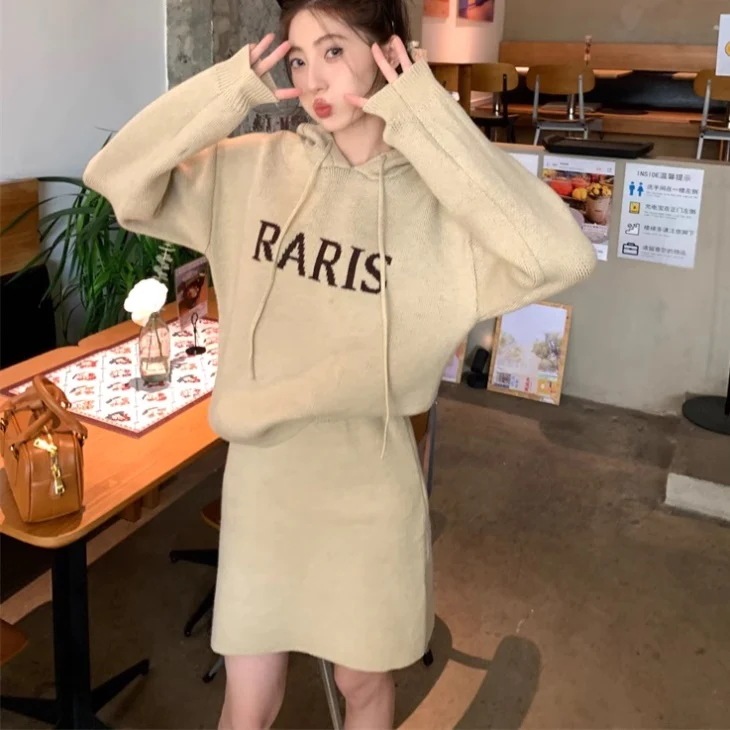新品☞週末値下❗️韓国 パーリーケイツ セットアップ⚫︎ニット&スカート２点セット 韓国 ニット セットアップ ミニスカート : Piggy Gogo - 通販