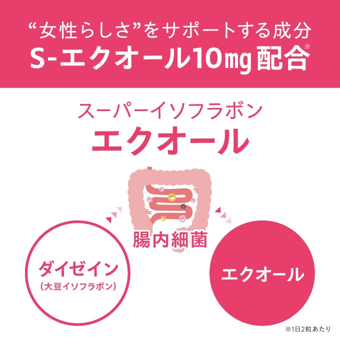 小粒2粒で S-エクオール 10mg with エクオール 3袋セット 約3ヶ月分 産婦人科医監修 国内製造 小粒2粒で S-エクオール 10mg with エクオール 3袋セット 約3ヶ月分 産婦人科医監修 国内製造