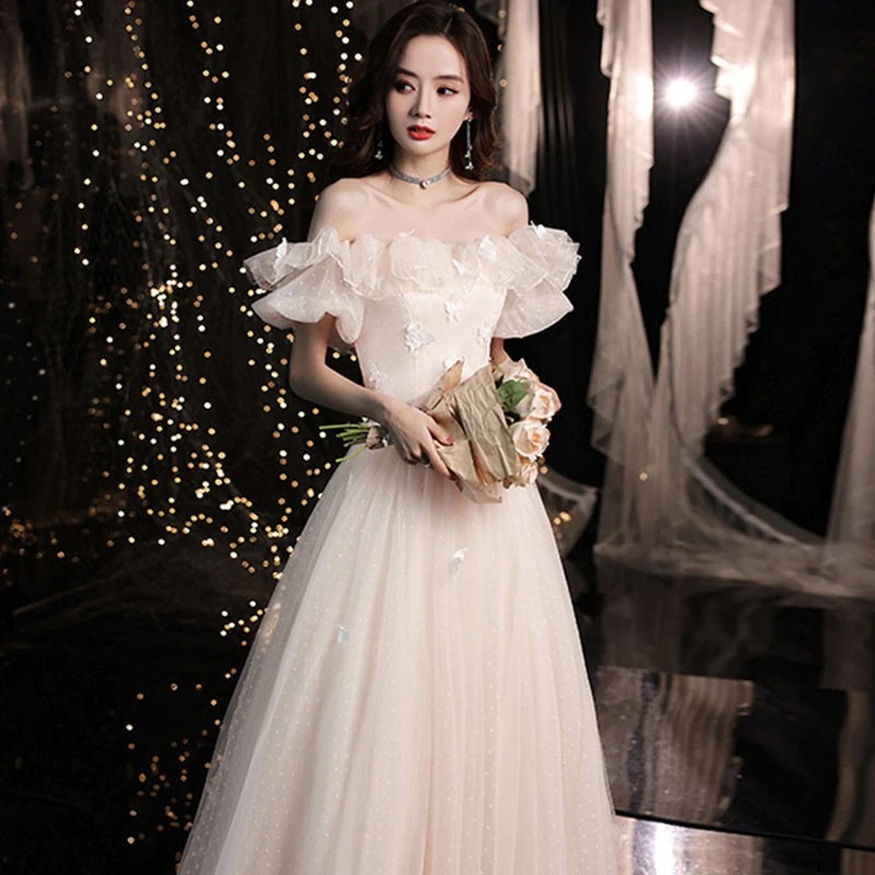 ビジュー ウェディング 結婚式 パーティードレス ブラック 韓国 ウエディングドレス 韓国ドレス ビジュー キラキラドレス