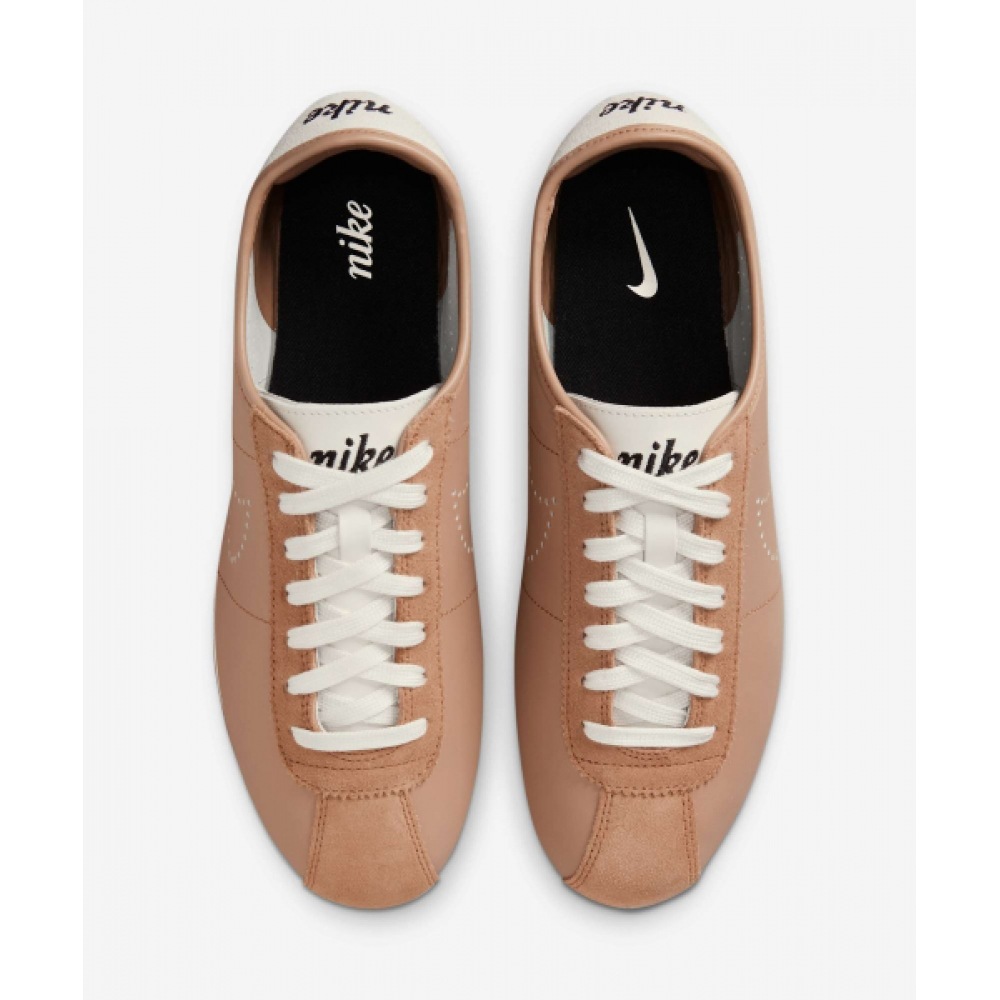 NIKE コルテズ レザー W - ペイルシェール:ミディアムブラウン:ブラック / HQ1841-200