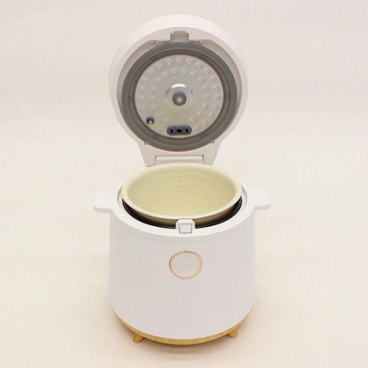 場所を取らない コンパクト炊飯器 マイコン式 多機能炊飯器 2合炊き HM-12W 2合