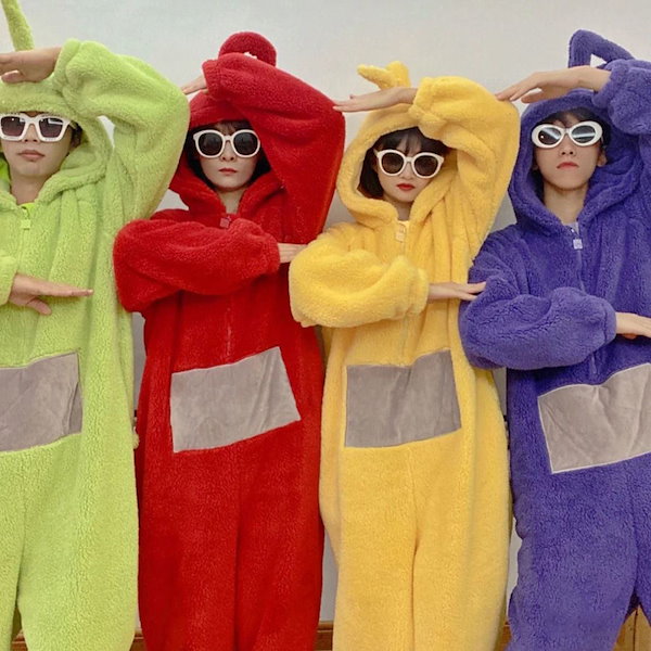 テレタビーズ パジャマ  バラ売りも検討しております 2022新作 パジャマ テレタビーズワンピースパジャマ 冬かわいい