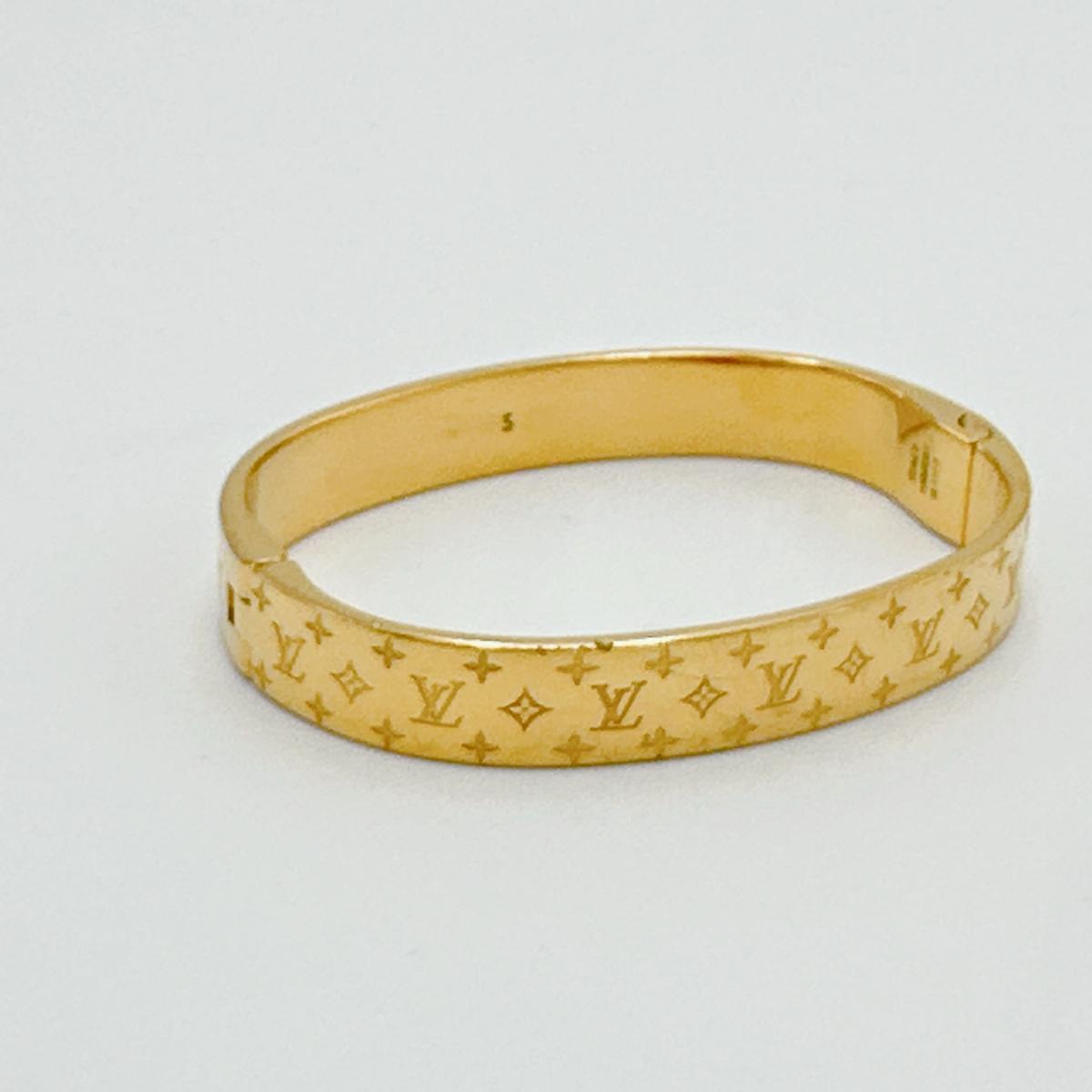 M00251 Sサイズ モノグラム カフ ナノグラム ゴールド M00251 Sサイズ モノグラム カフ ナノグラム ゴールド