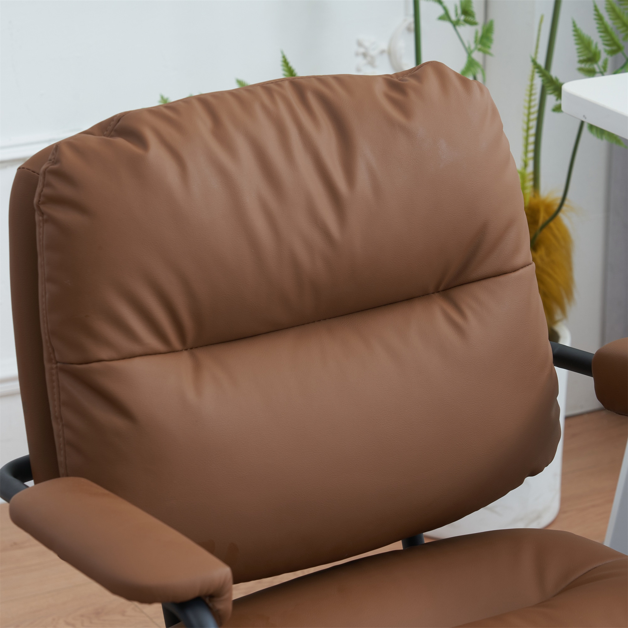 301【新作登場】ブラウン デスクチェア 在宅ワーク オフィスチェア