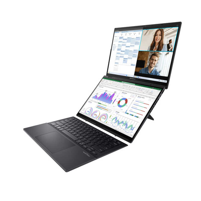 ノートパソコン Zenbook DUO [ 14型 / Win11 Home / Ultra 9 / メモリ32GB / SSD1TB ] インクウェルグレー　UX8406CA-U9321W