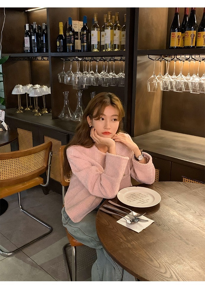 ジャケット ノーカラー ジャケット 長袖 ラウンドネック ボタンダウン ストレート フェミニン ポケット 前開き ツイード ボタン かわいい 大人可愛い きれいめ オフィス 20代 オルチャン ジャケット ノーカラー ジャケット 長袖 ラウンドネック ボタンダウン ストレート フェミニン ポケット 前開き ツイード ボタン かわいい 大人可愛い きれいめ オフィス 20代 オルチャン