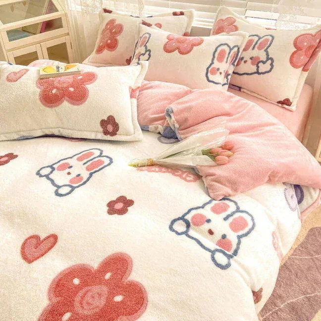 毛布 布団カバー 冬用 厚手 ベッドカバー 暖かい 抗菌防臭 ダブルサイズ 掛け布団カバー 洗える 寝具 ベッド用品 プレゼント シングル セミダブル ダブル 韓国ファッション